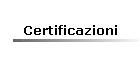 Certificazioni