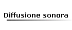 Diffusione sonora